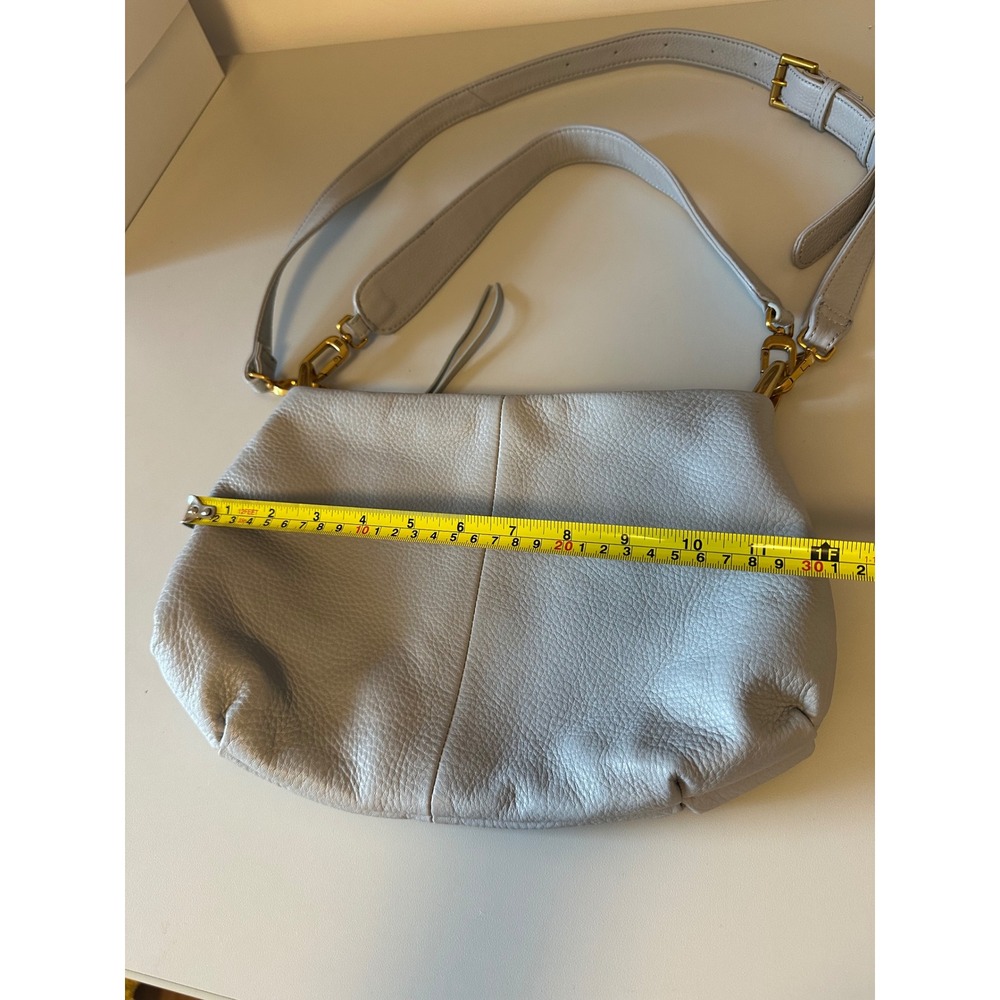 Hobo Advance Shoulder Bag in Indigo Cloud Pebbled Leather - Picture 6 of 10